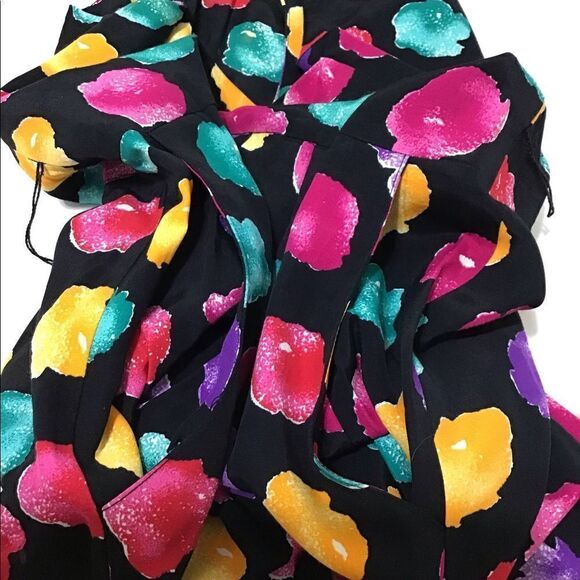 Vintage R.J Stevens by Carol Escritor Sleeveless Square Neck Romper Size 8 - Picture 8 of 14